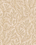 Delicate Feathered Botanical Motif Design Rug