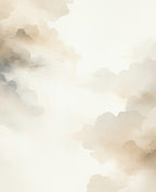 Soft Wash Cloudscape Abstract Design Rug