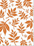 Orange Leaf Sprig Medley Rug