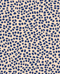 Abstract Indigo Strokes Pattern Rug