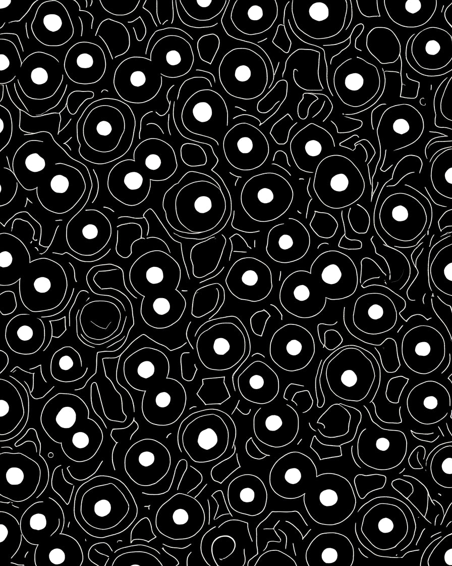Abstract Circle Pattern Design Rug