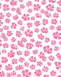 Pink Floral Abstract Pattern Design Rug