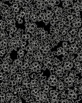 Line Art Floral Pattern Rug