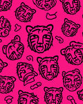 Bold Tiger Face Pattern Rug