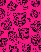 Bold Tiger Face Pattern Rug