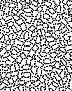 Organic Black White Abstract Pattern Rug