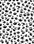 Abstract Animal Paw Print Design Rug