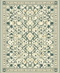 Detailed Geometric Patterned Cream Rug