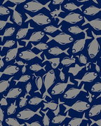 School Of Fish Pattern Rug
