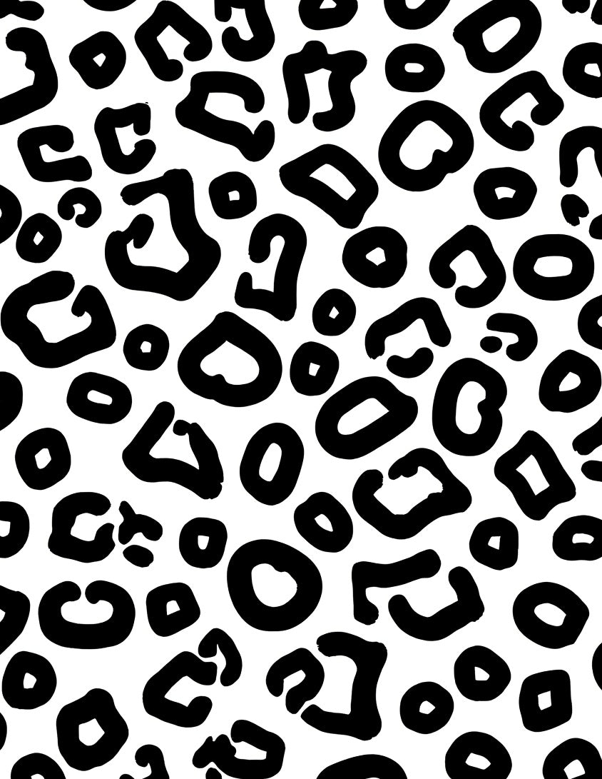Bold Black Spots Pattern Rug