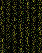 Yellow Vine Pattern Rug
