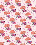 Whimsical Flower Star Pattern Design Rug