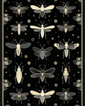 Elegant Insect Collection Design Rug