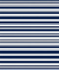 Navy White Classic Stripe Pattern Rug