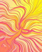 Vibrant Swirls Abstract Pattern Rug