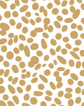 Gold Organic Dot Pattern Design Rug