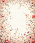 Gentle Floral Vine Pattern Rug