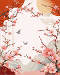 Spring Blossom Floral Scenic Rug