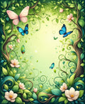 Enchanted Garden Butterfly Bloom Rug