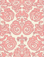 Delicate Scrolling Floral Ivory Rug