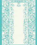 Whimsical Floral Vine Border Design Rug
