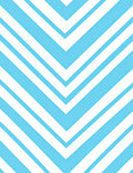 Bright Blue White Chevron Stripes Rug