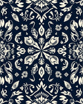 Classic Floral Symmetry Design Rug