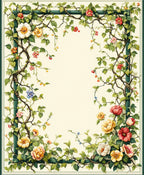 Vining Floral Botanical Garden Rug