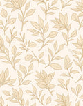 Delicate Botanical Line Art Rug