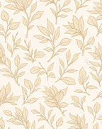Delicate Botanical Line Art Rug