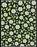 Daisy and Leaf Whimsical Pattern Rug