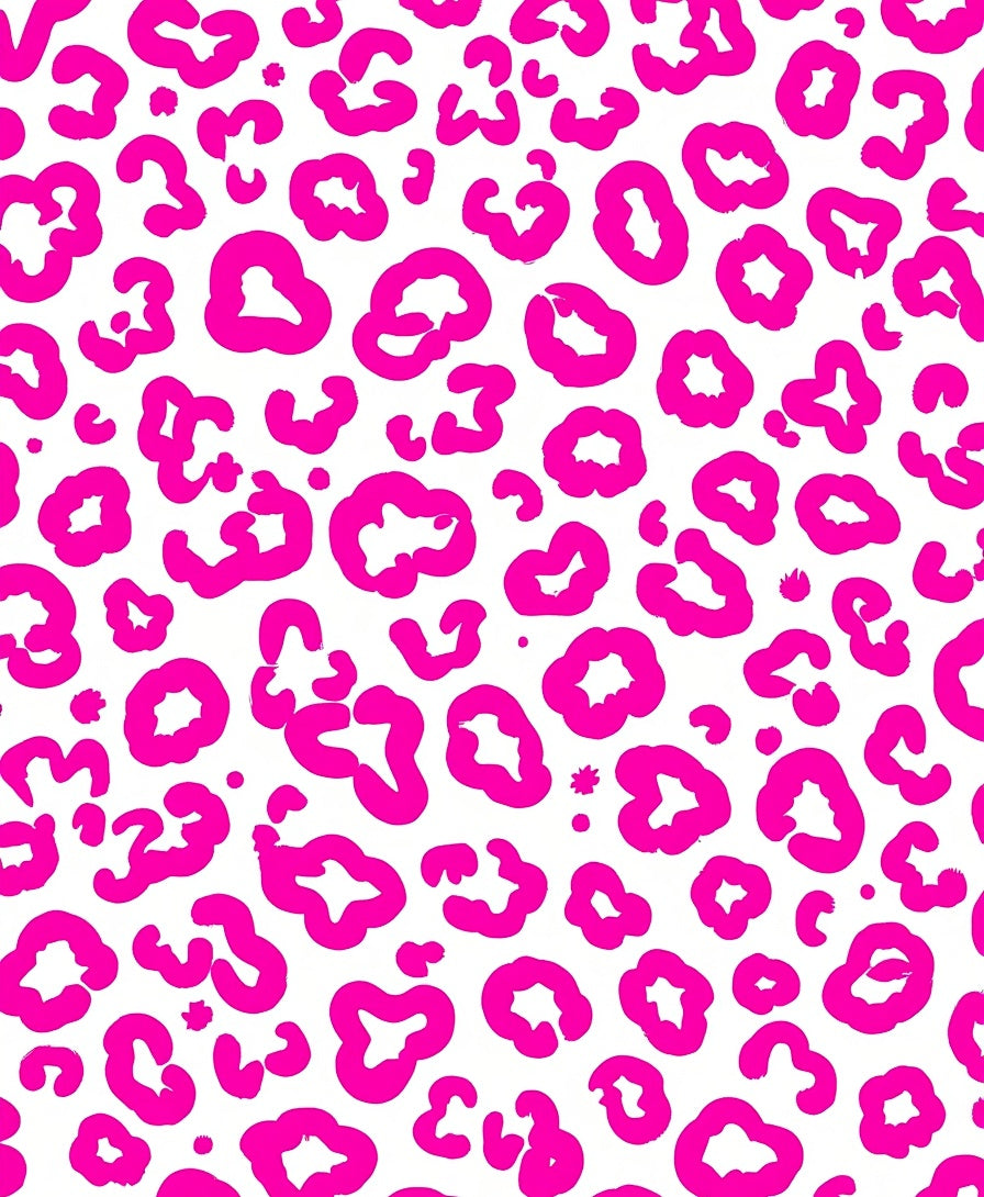 Bold Hot Pink Abstract Spots Rug