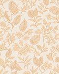 Botanical Outline Warm Hues Pattern Rug