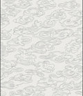 Abstract Outline Cloud Pattern Rug