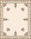 Ornate Floral Borders and Accents Rug