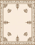 Ornate Floral Borders and Accents Rug