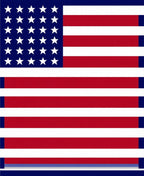 Classic Stars and Stripes Pattern Rug