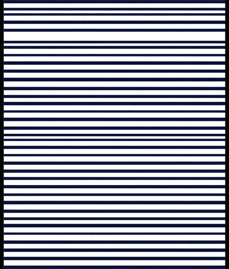 Classic Navy Stripe Pattern Rug