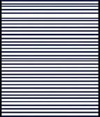 Classic Navy Stripe Pattern Rug