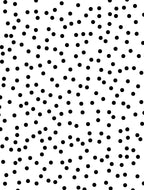 Scattered Black Dot Pattern Rug