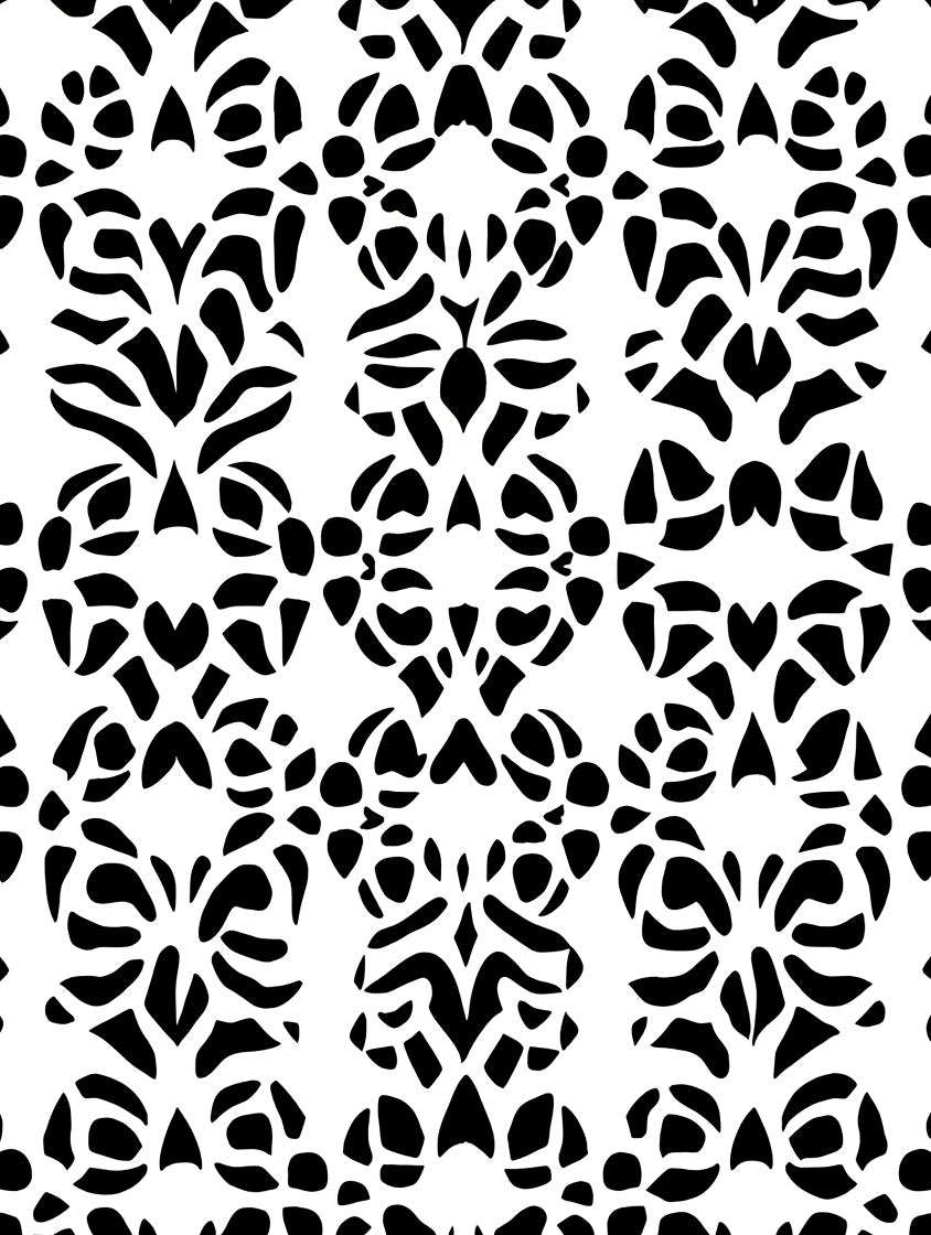 Bold Abstract Organic Pattern Rug