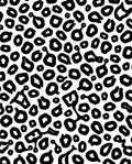 Bold Black Animal Print Design Rug
