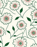 Whimsical Floral Garden Pattern Rug