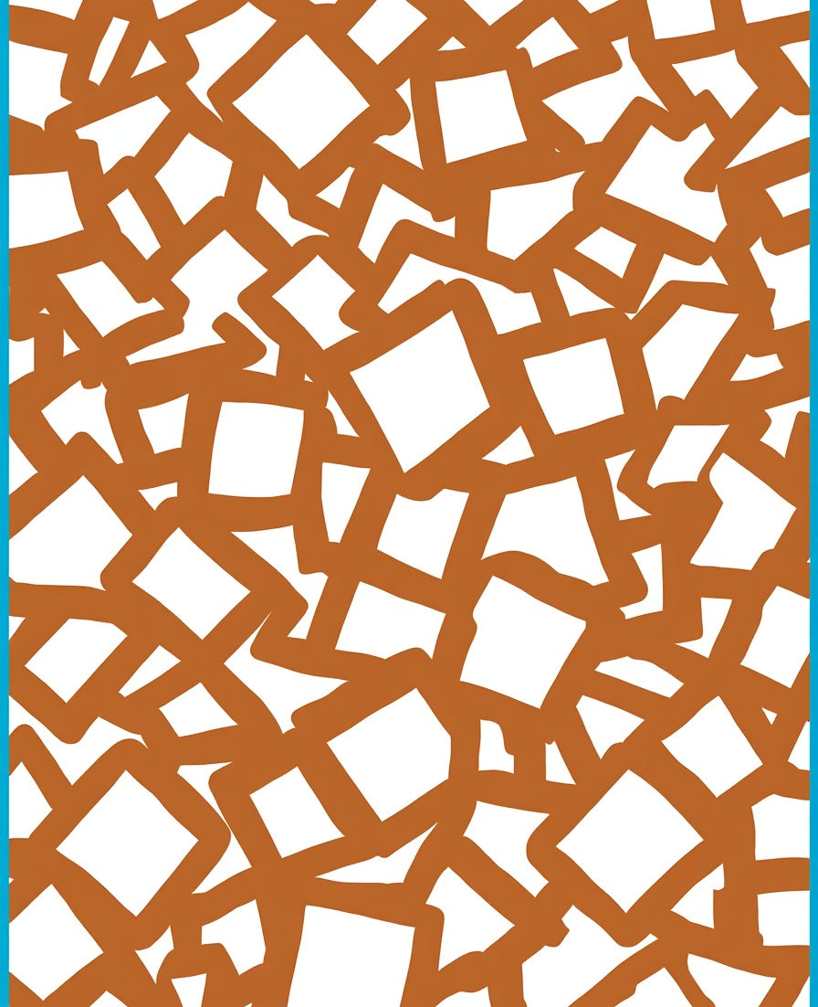 Abstract Square Pattern Design Rug