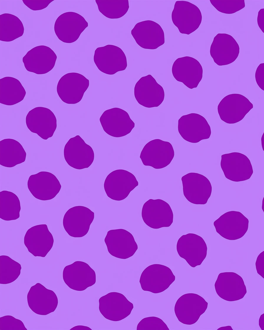 Purple Polka Dot Pattern Design Rug