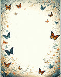 Vibrant Butterflies In Spring Garden Rug