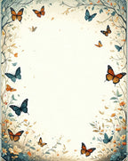 Vibrant Butterflies In Spring Garden Rug