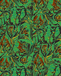 Vivid Abstract Jungle Swirls Design Rug