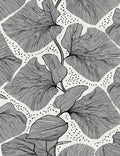 Botanical Leaf Line Art Pattern Design Rug