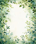 Lush Greenery Floral Vine Pattern Rug